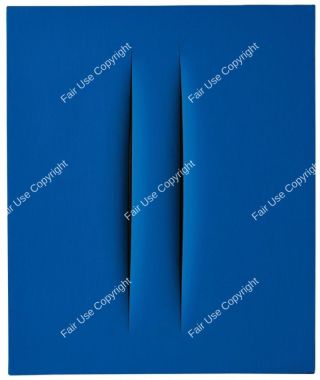 lucio-fontana-blue-concetto-spaziale-attese-1968