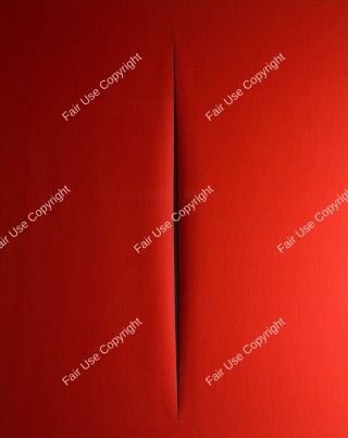 lucio-fontana-concetto-spaziale-attese-c-1965-red-one-cut