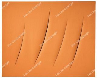 lucio-fontana-concetto-spaziale-attese-orange
