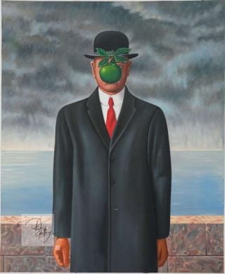Magritte The Son Of Man 100 X 79 Cm oil reproduction