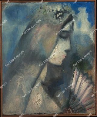 marc-chagall-bride-with-fan-1911