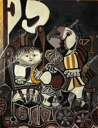 pablo-picasso-claude-and-paloma-1950