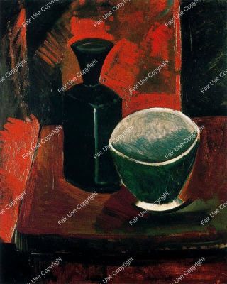 picasso-green-pan-and-black-bottle
