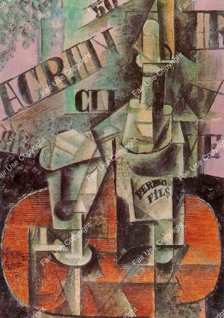 picasso-table-in-a-cafe-bottle-of-pernod