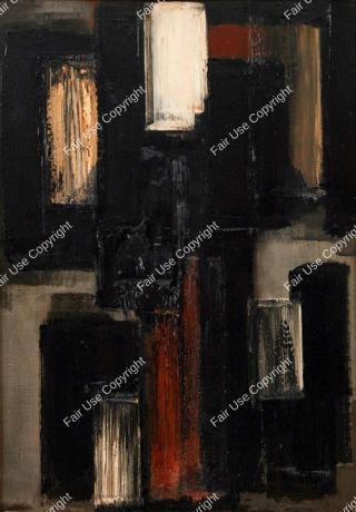 pierre-soulages-peinture-92-x-65-cm-1955