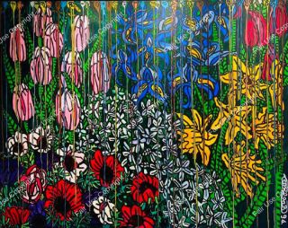 robert-combas-fleurs-ensemble-pour-le-meilleur-et-pour-le-pire
