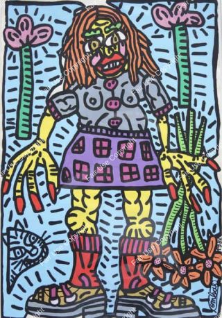 robert-combas-jocelyne-la-rouquine-1986