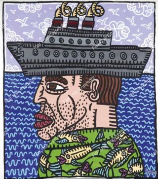 robert-combas-le-fou-de-mer-1989-115x101cm