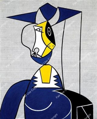 roy-lichtenstein-femme-au-chapeau-1962