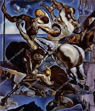 salvador-dali-family-of-marsupial-centaurs