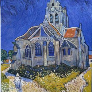 Vincent Van Gogh L Glise D Auvers-sur-oise 80 X 62 Cm