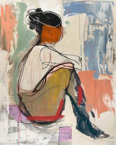 art oil painting reproduction of  Abstract Art 37 museum quality handmade