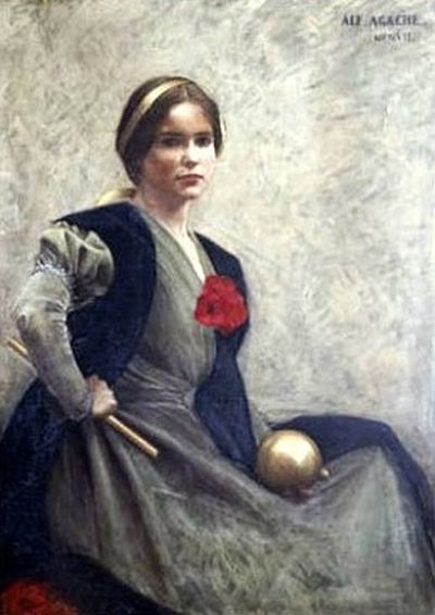 art oil painting reproduction of  Agache Alfred-pierre Fantaisie 1907 museum quality handmade