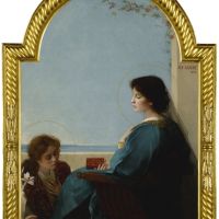 Agache Alfred-pierre L Annonciation 1891