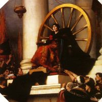 Agache Alfred-pierre La Fortuna The Wheel Of Fortune 1885
