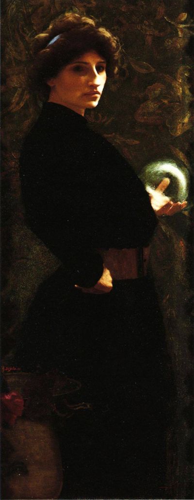art oil painting reproduction of  Agache Alfred-pierre The Fortune Teller 1895 museum quality handmade