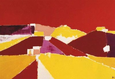 art oil painting reproduction of  Stael - Agrigente By Nicolas De Stael museum quality handmade