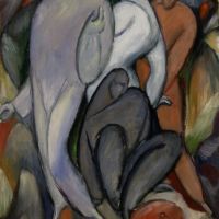 Albert Bloch Four Pierrots 1912
