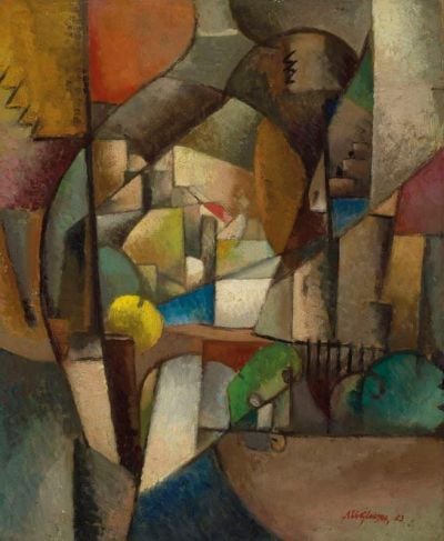 art oil painting reproduction of  Albert Gleizes Le Pecheur 1913 museum quality handmade