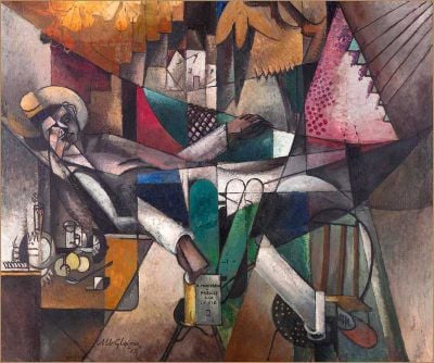 art oil painting reproduction of  Albert Gleizes Man In A Hammock museum quality handmade