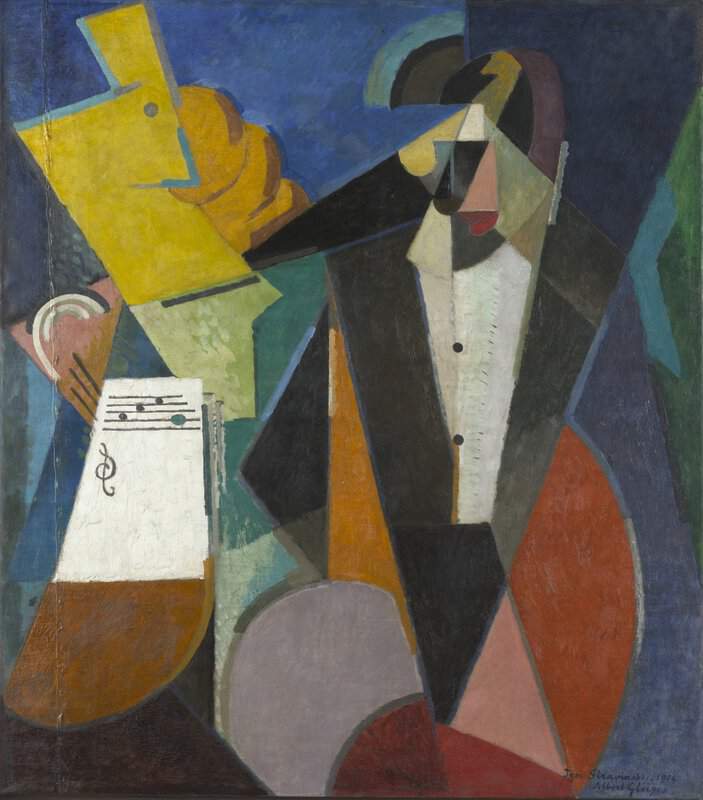 Albert Gleizes Portrait Of Igor Stravinsky 1914 museum quality