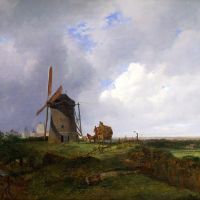 Albertus Brondgeest Landscape At Gildehaus Summer 1822