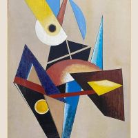 Aleksander Rodchenko Composition 1918 Hand Painted Reproduction