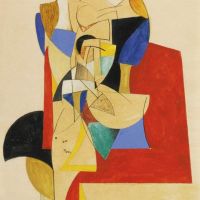 Alexander Rodchenko Circle And Line Composition Nonrepresentational
