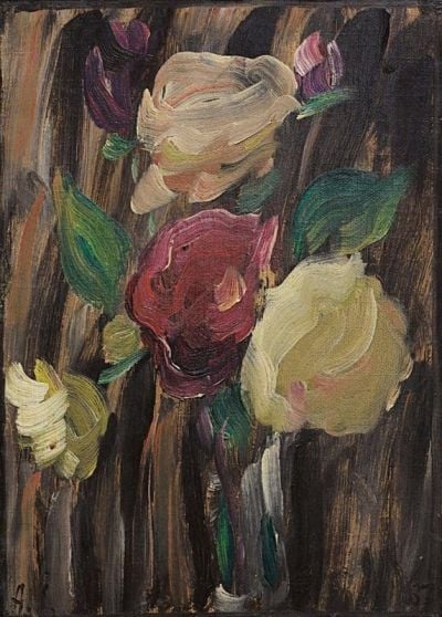 art oil painting reproduction of  Alexej Von Jawlensky Flower Still-life 1937 museum quality handmade