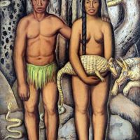 Alfredo Ramos Martinez Adan Y Eva Mexicanos 1933