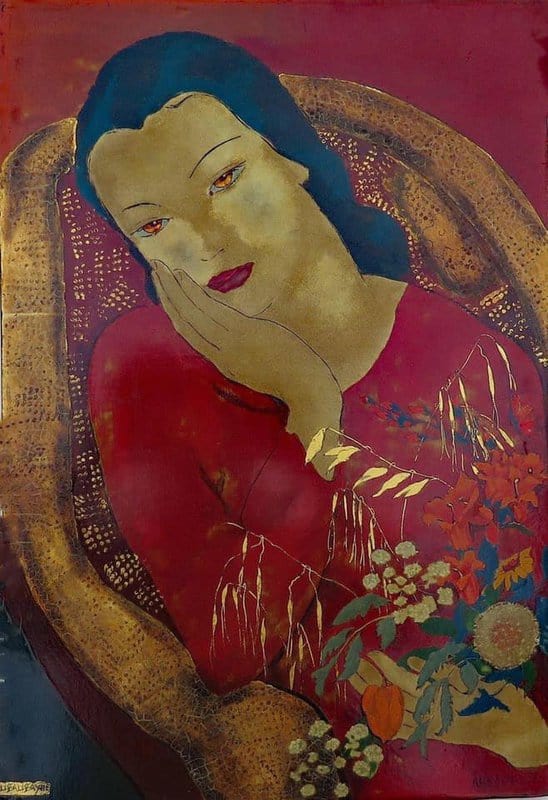 Alix Ayme The Girl With The Golden Eyes 1920 museum quality