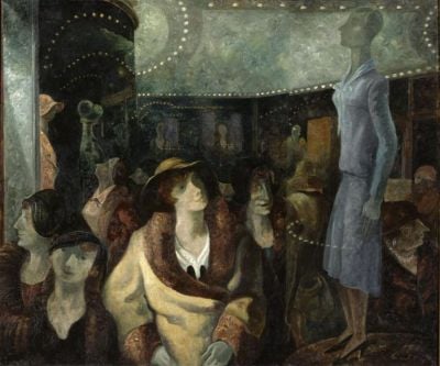 art oil painting reproduction of  Alix Yves Las Vitrinas 1927 museum quality handmade