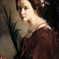 Alonso Cano Unknown Lady As St Elizabeth
