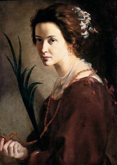 art oil painting reproduction of  Alonso Cano Unknown Lady As St Elizabeth museum quality handmade