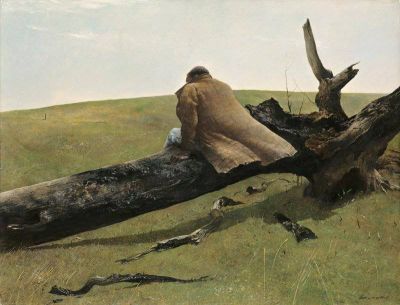 art oil painting reproduction of  Andew Wyeth April Wind 1952 museum quality handmade