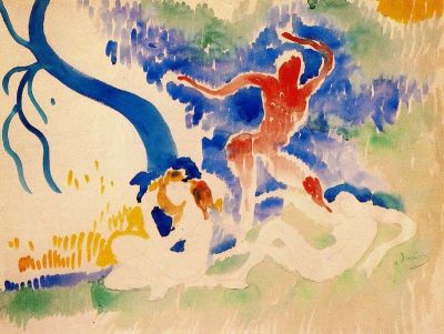 art oil painting reproduction of  Andre Derain Bacchus Dance museum quality handmade