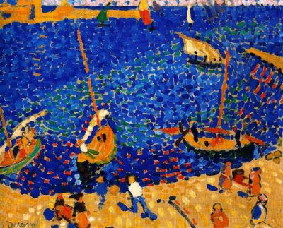 art oil painting reproduction of  Andre Derain Boats At Collioure museum quality handmade