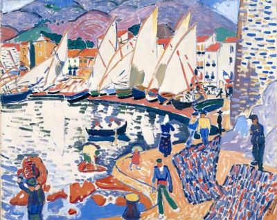 art oil painting reproduction of  Andre Derain Le Sechage Des Voiles museum quality handmade