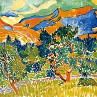 Andre Derain Mountains At Collioure