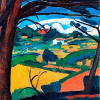 Andre Derain Paysage En Provence Martigues Ca.1908