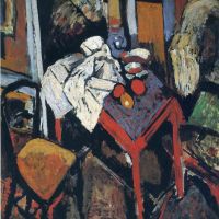 Andre Derain Still Life On The Red Table