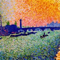 Andre Derain The Bridge View On The River