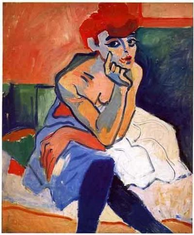 art oil painting reproduction of  Andre Derain The Dancer - 1910 museum quality handmade