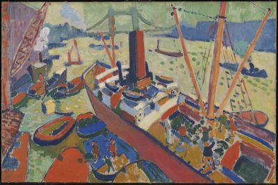 art oil painting reproduction of  Andre Derain The Pool Of London museum quality handmade