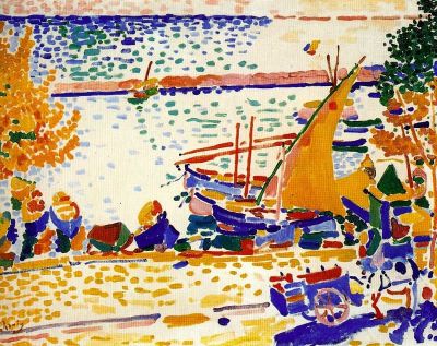 art oil painting reproduction of  Andre Derain The Port Of Collioure museum quality handmade