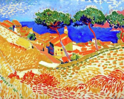 art oil painting reproduction of  Andre Derain View Of Collioure museum quality handmade
