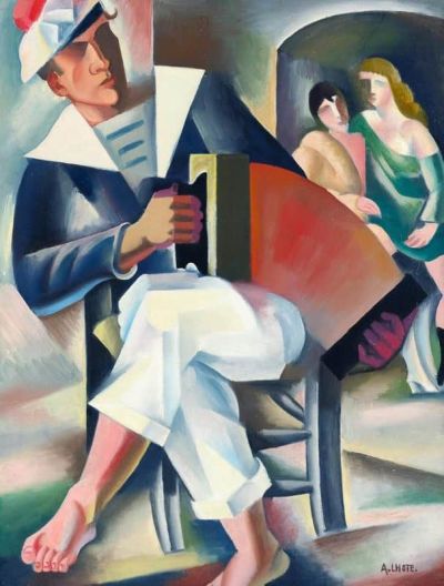 art oil painting reproduction of  Andre Lhote Sailor With Concertina Ca. 1920 museum quality handmade