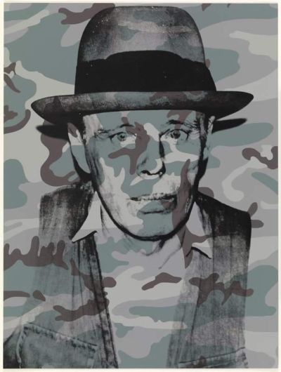 art oil painting reproduction of  Andy Warhol. Joseph Beuys In Memoriam. 1986 museum quality handmade
