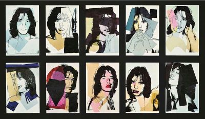 art oil painting reproduction of  Andy Warhol 10 Mick Jagger Suite museum quality handmade