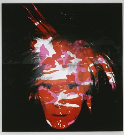 art oil painting reproduction of  Andy Warhol Camouflage - Rouge museum quality handmade